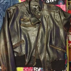 Leather jacket